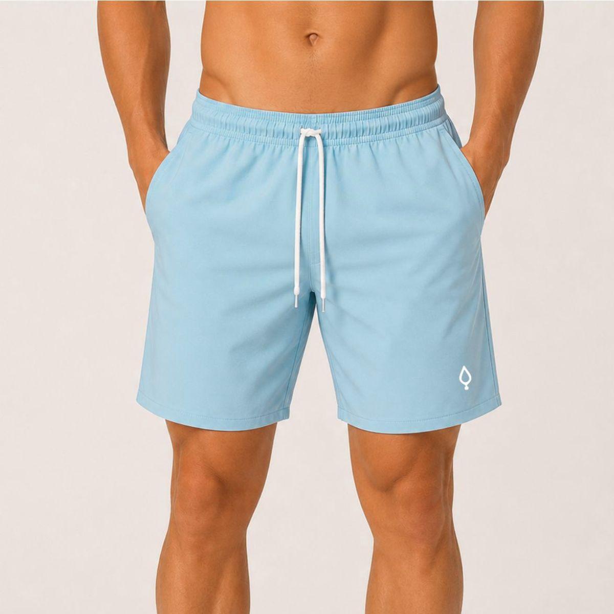 Short Bermuda Praia Tactel Liso Masculino Menor preço em Short Bermuda Praia Tactel Liso Masculino