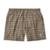 Short Bermuda Resina Estampado Xadrez Masculino Tactel Básico - Marrom
