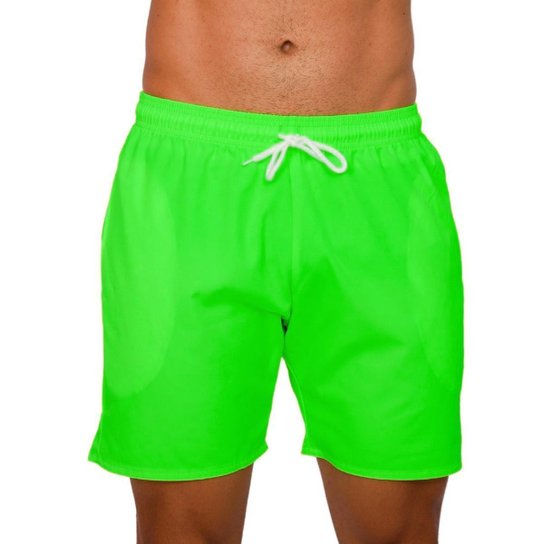 Short Bermuda Resina Liso Lisa Masculino Tactel Básico - Verde é ruim? Short Bermuda Resina Liso Lisa Masculino Tactel Básico - Verde é boa?