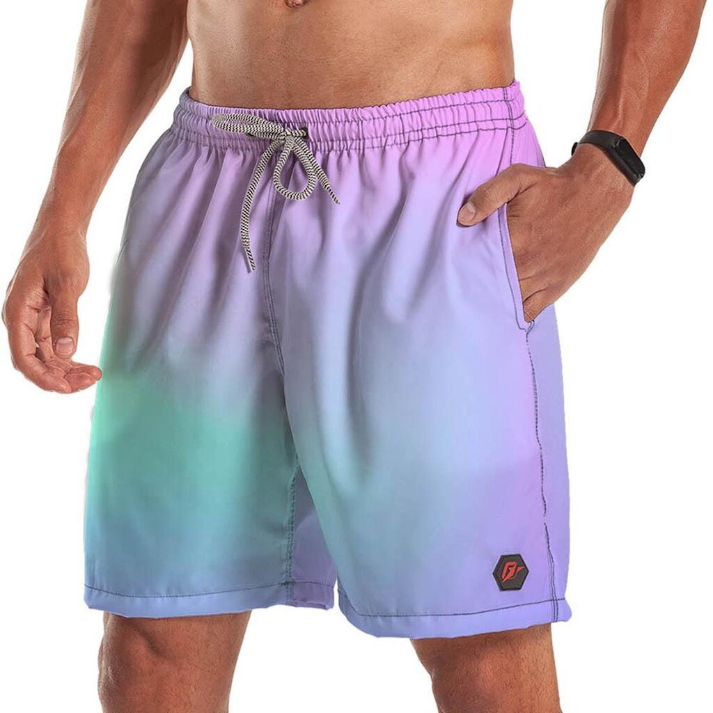 Short Bermuda Tie Dye Degradê Pasteis 1