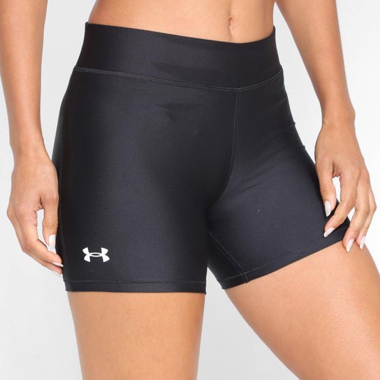 Short Biker Under Armour Mid Rise Feminino - Preto+Branco é ruim? Short Biker Under Armour Mid Rise Feminino - Preto+Branco é boa?