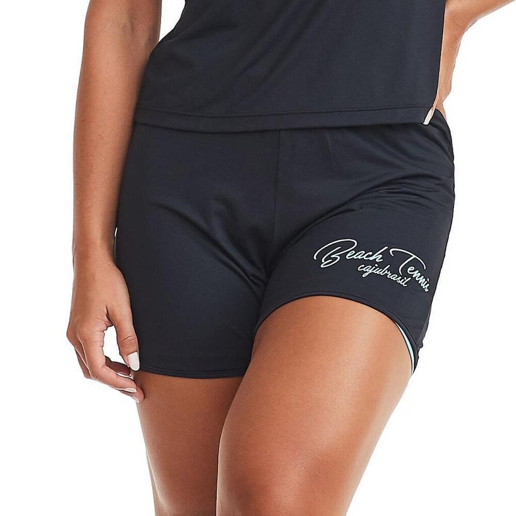 Short Caju Brasil Beach Tennis Preto
