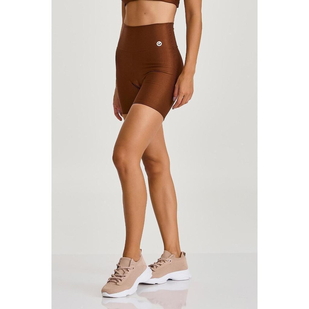 Short Caju Brasil com Brilho e Textura Feminino