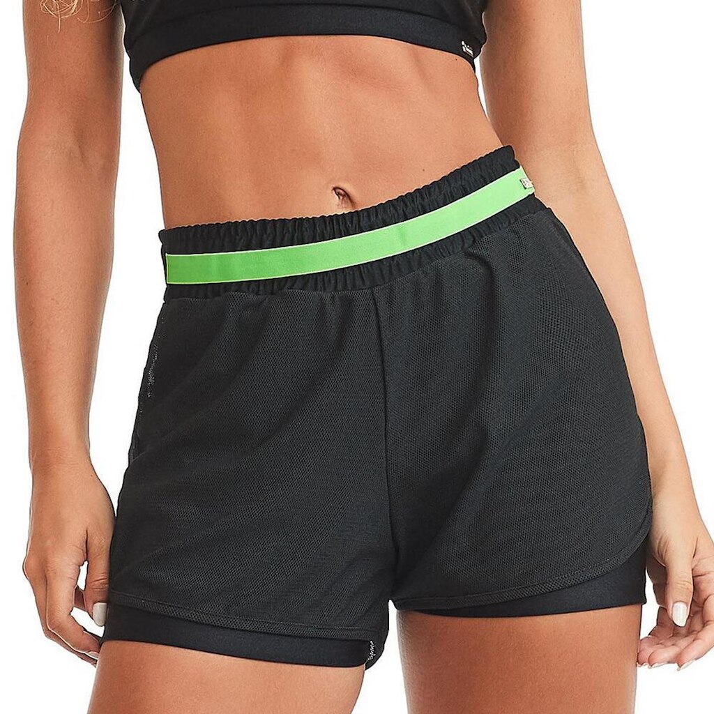 Short Caju Brasil Trust Feminino Preto