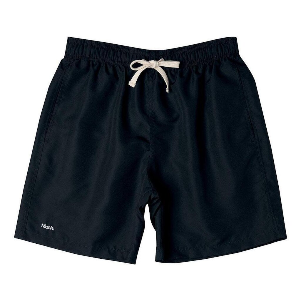 Short Casual Mash Masculino Liso Poliéster