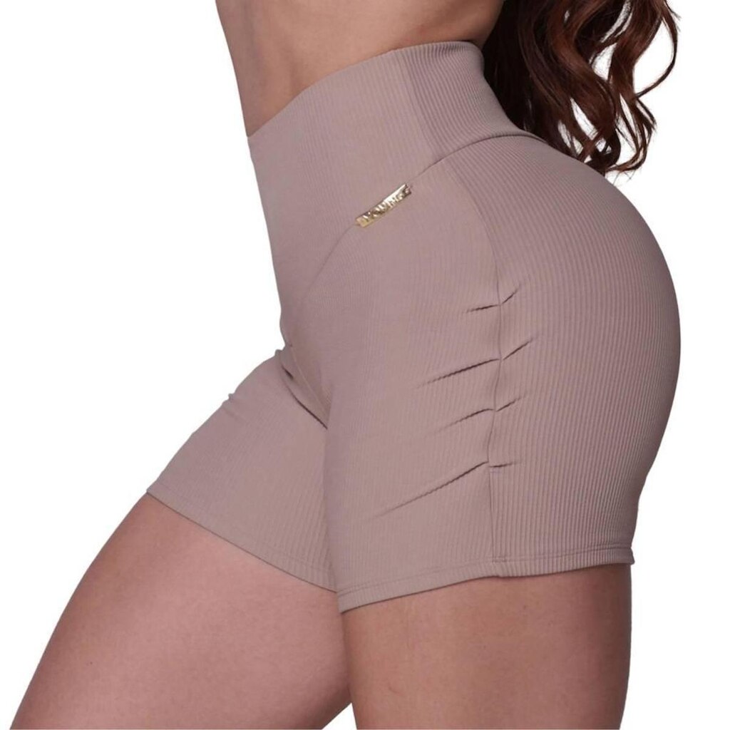 Short Chicago Jacquard Canelado Doce de Leite Moving