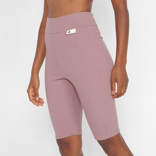 Short Ciclista Adidas Studio Lounge Feminino - Marrom Menor preço em Short Ciclista Adidas Studio Lounge Feminino - Marrom