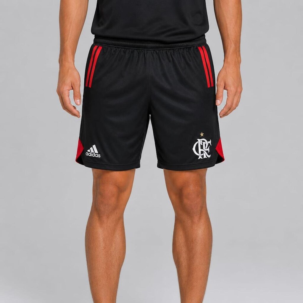Short de Basquete Flamengo Adidas 2017 Preto CW3271
