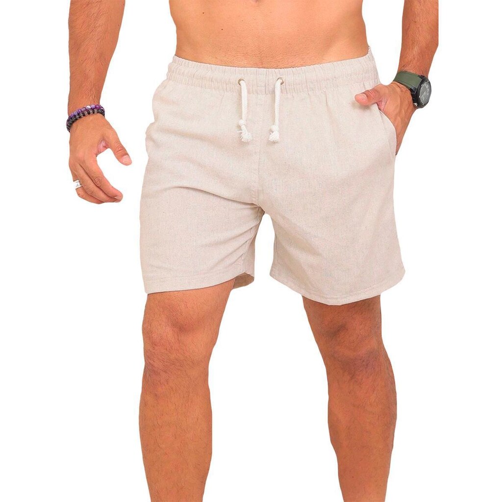 Short de Linho Masculino Conforto e Estilo