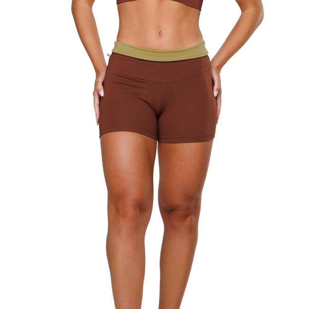 SHORT DUO LIGHT CAPUCCINO