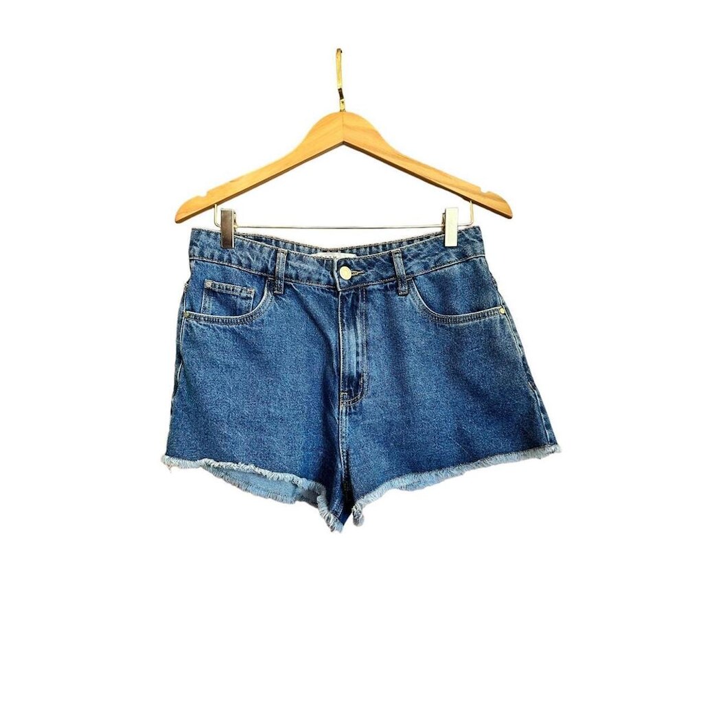 Short Dzarm Jeans Curto Feminino