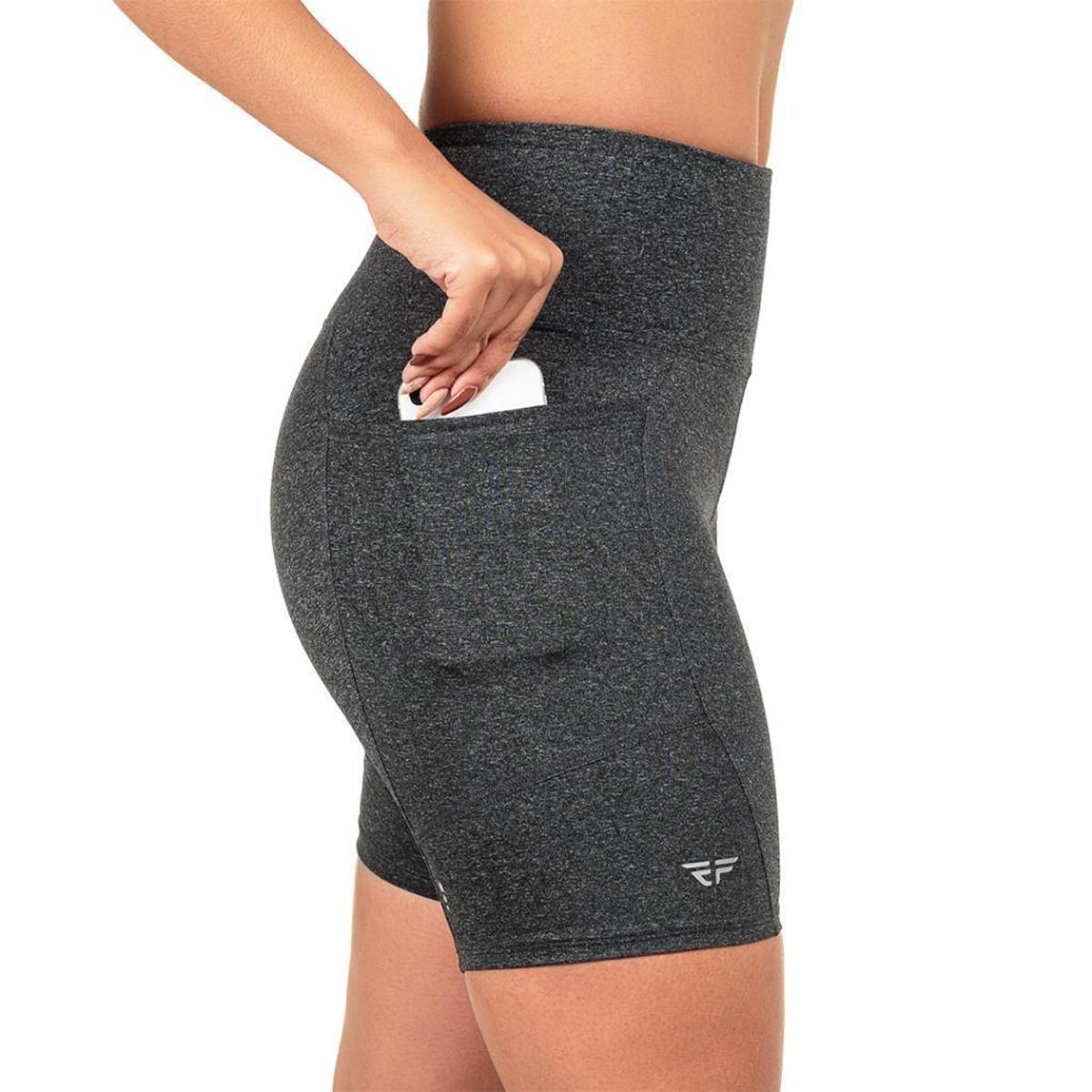 Short ElementFit com Bolso Compressão Feminino Menor preço em Short ElementFit com Bolso Compressão Feminino