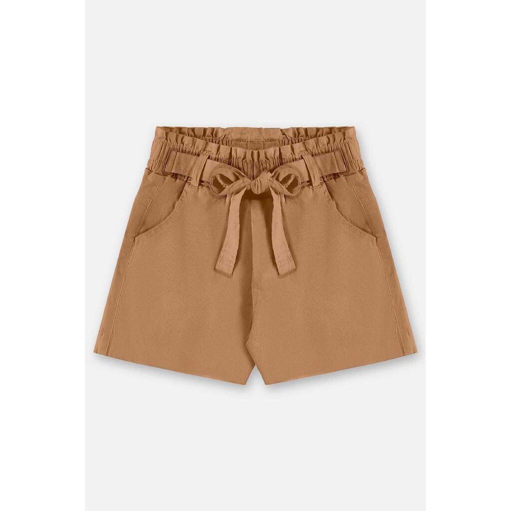 Short em Sarja Infantil com Cinto Up Baby