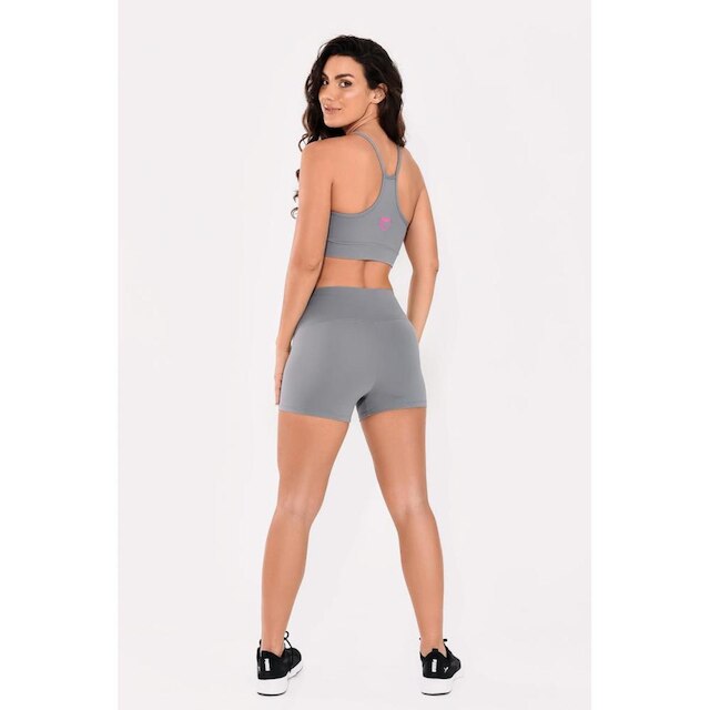 Short Essencial Cinza Warfit