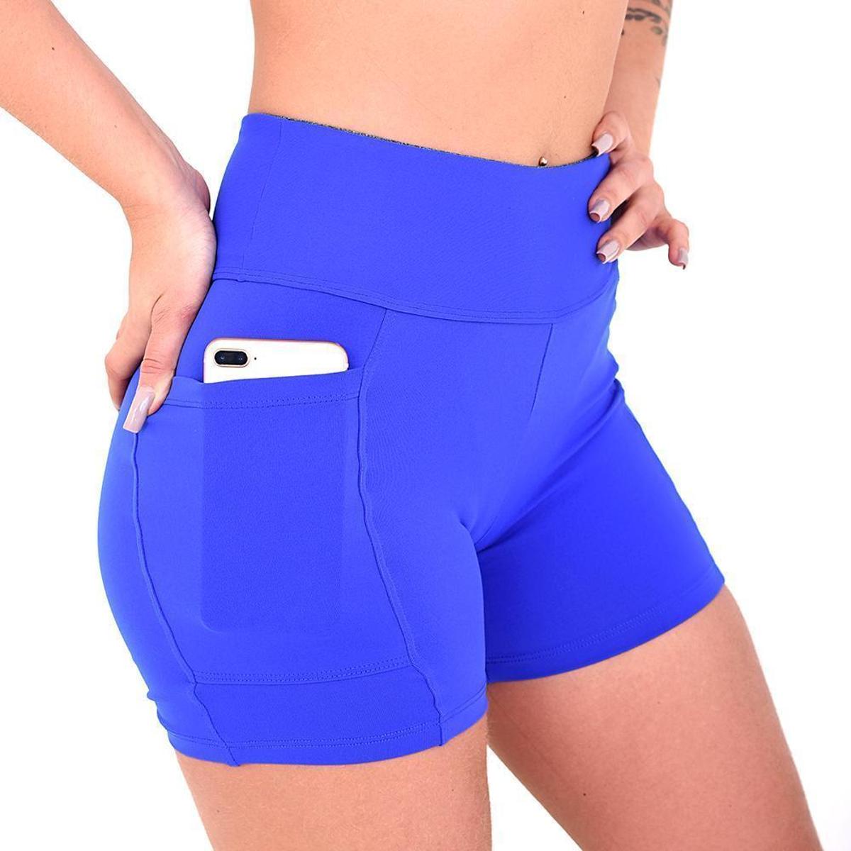 Short Feminino Suplex Fitness Com Bolso Insanity Five Menor preço em Short Feminino Suplex Fitness Com Bolso Insanity Five