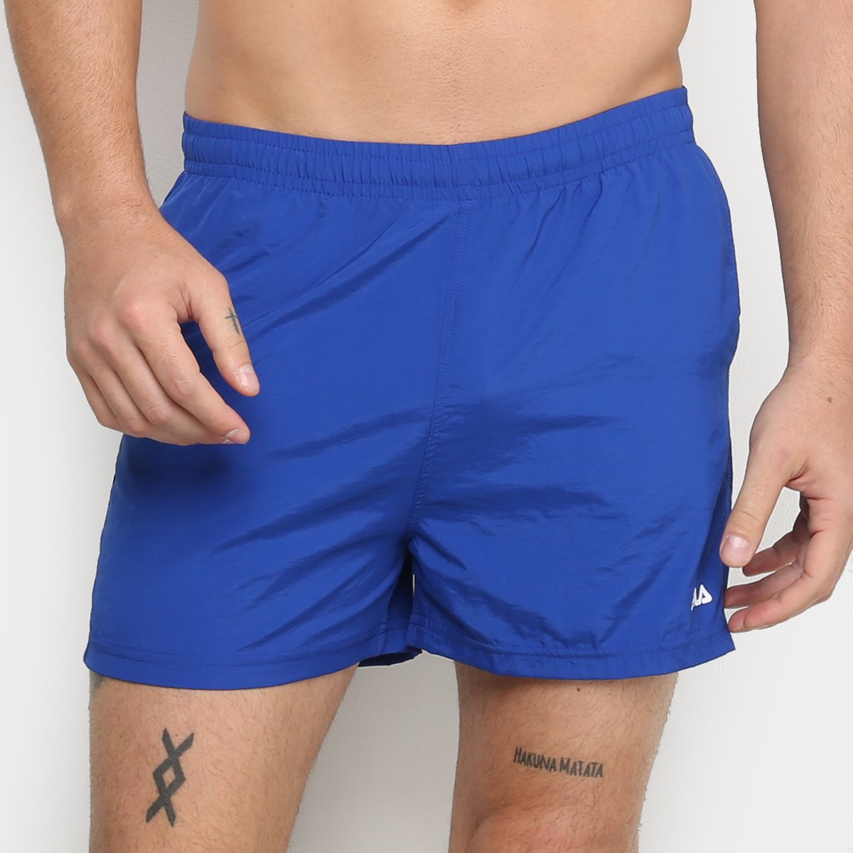 Short fila azul Outlet