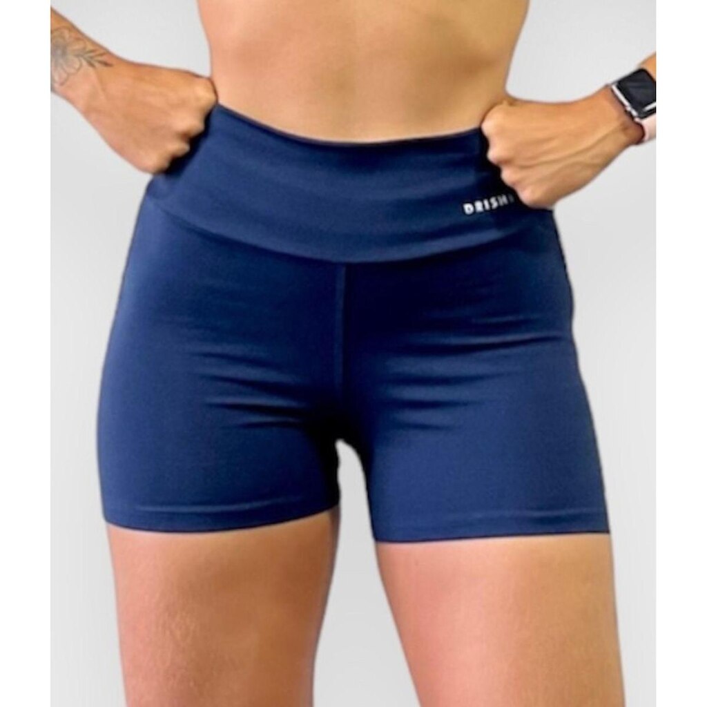 Short Fitness Cós Alto Zero Transparência Academia Drisheer