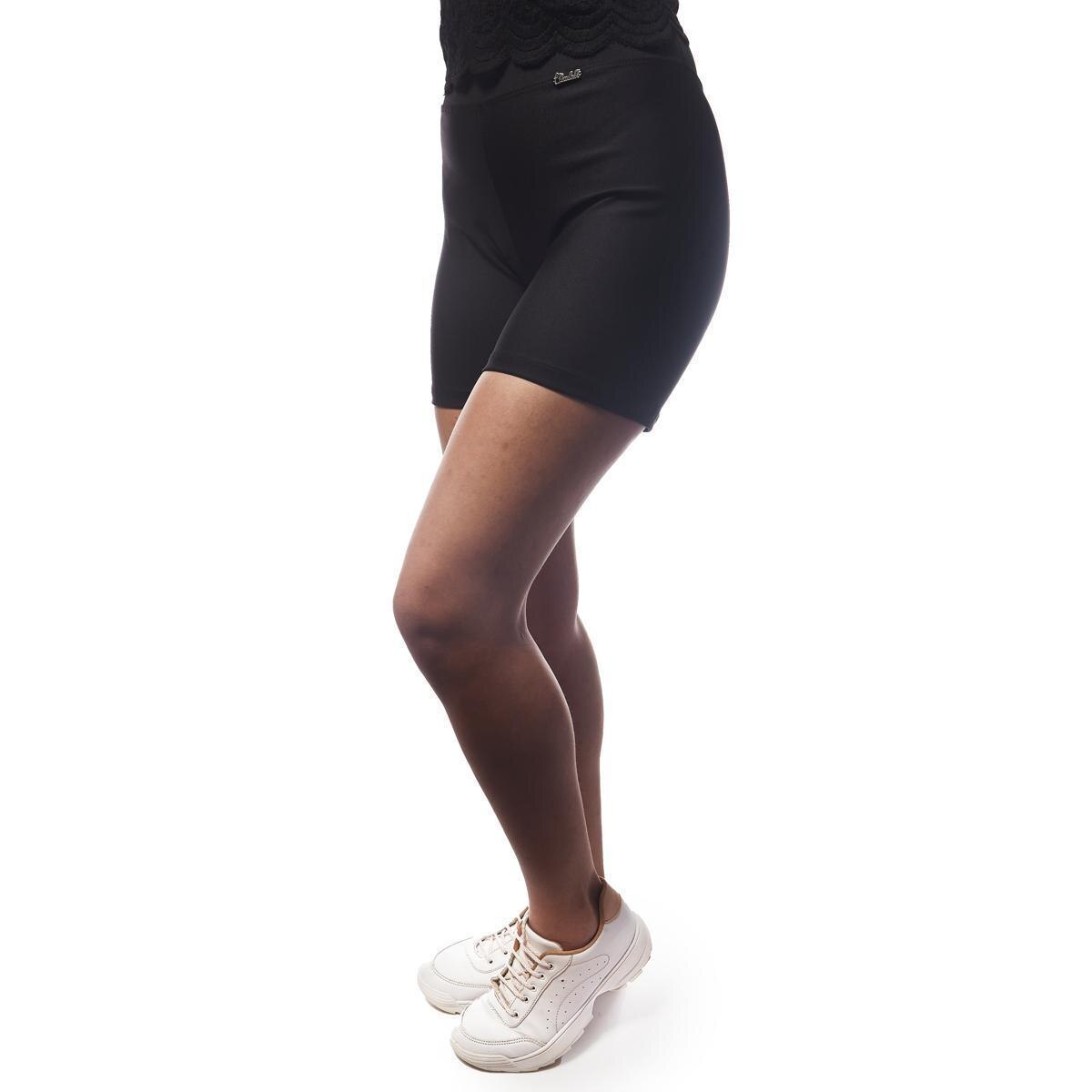 Short Fitness Meia Coxa Com Cintura Alta Menor preço em Short Fitness Meia Coxa Com Cintura Alta