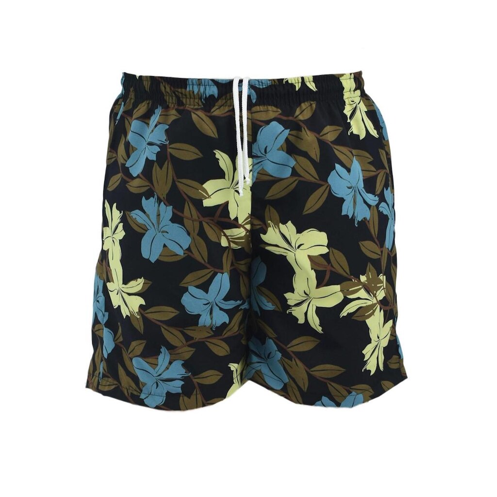 Short Floral Estampado Calção elastano P M G Gg Verão