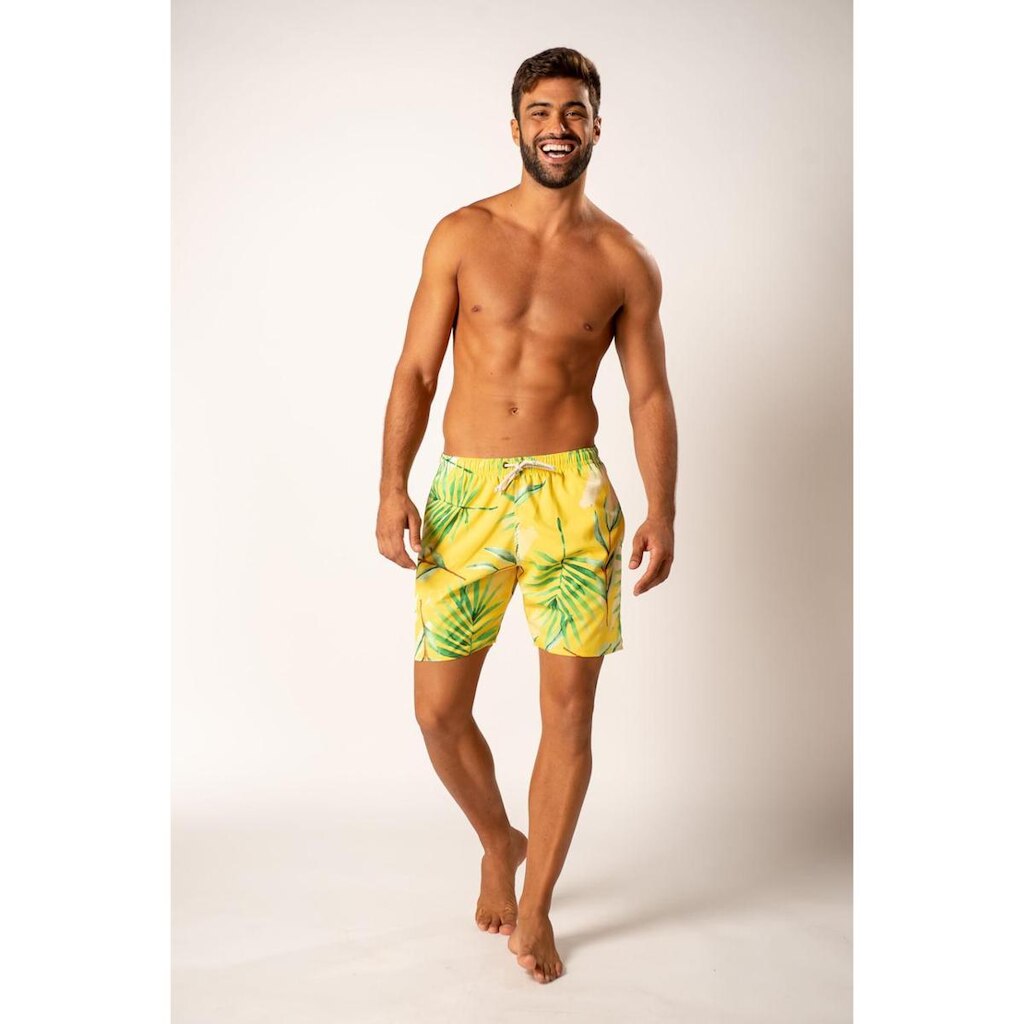 Short Folhagem estampado XGG Apneia