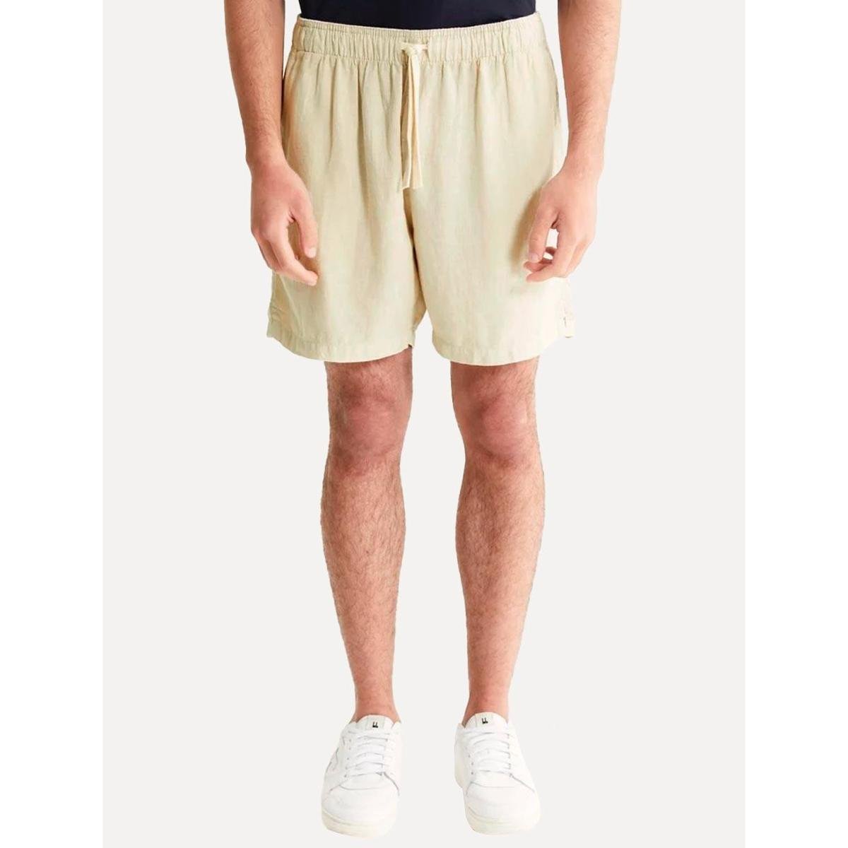 Short Foxton Masculino Linho Pier Casual Areia