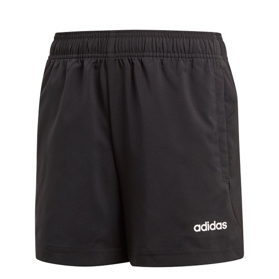 Short Infantil Adidas YB PLN CH Masculino - Preto e Branco Menor preço em Short Infantil Adidas YB PLN CH Masculino - Preto e Branco