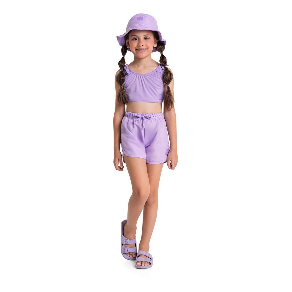 Short Infantil em Microfibra com Estampa Revela na Água Quimby