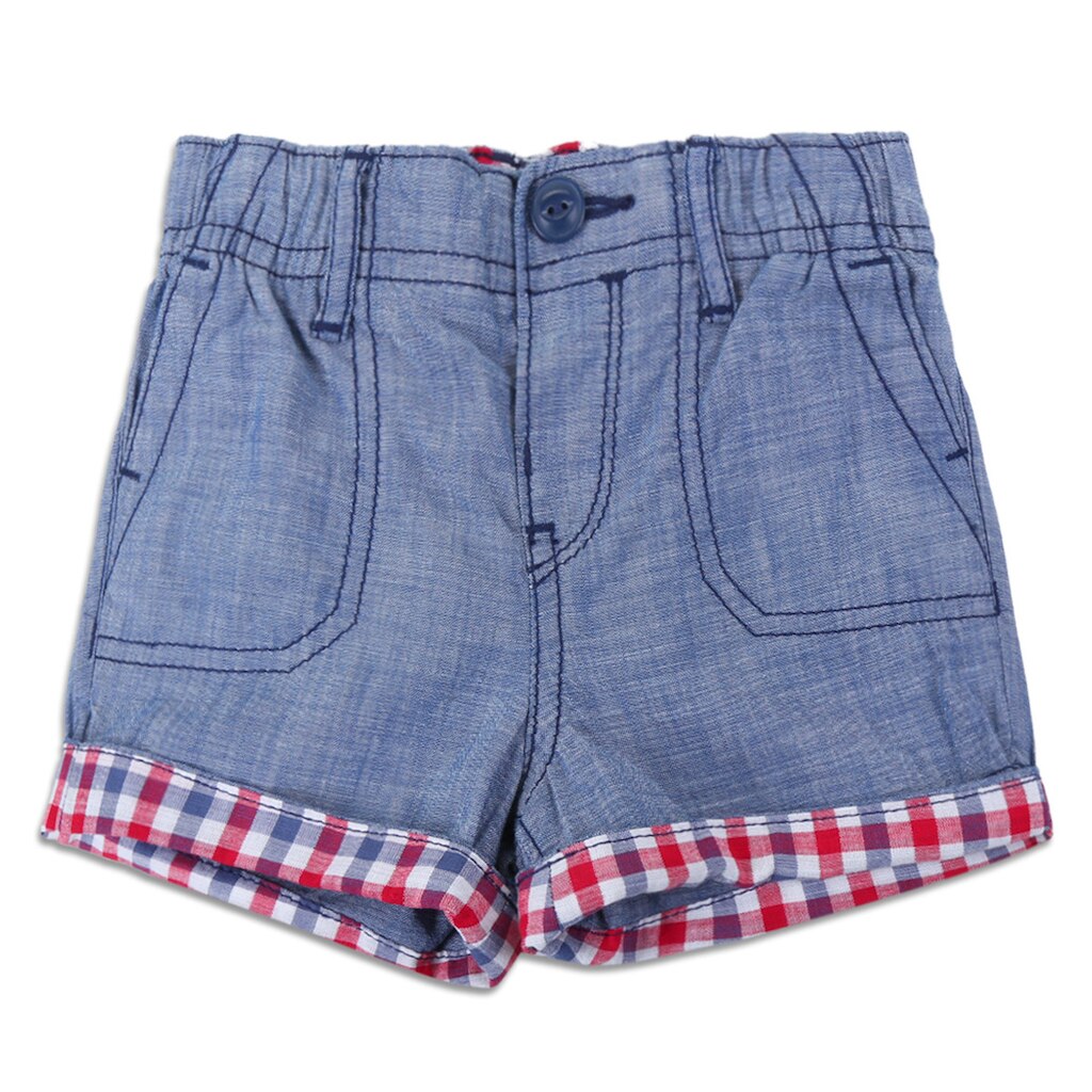 Short Infantil Gap Xadrez Masculino