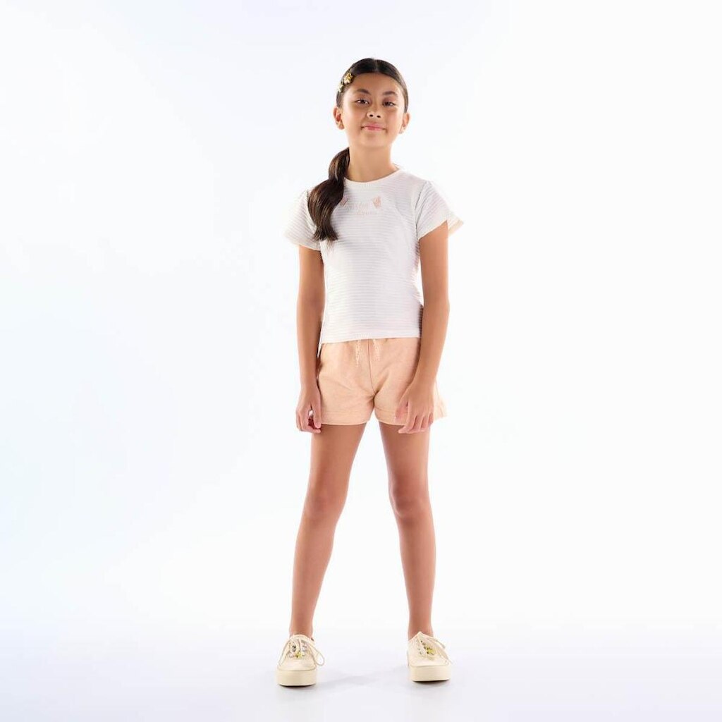 Short Infantil Menina - Pessego - 50710-1292