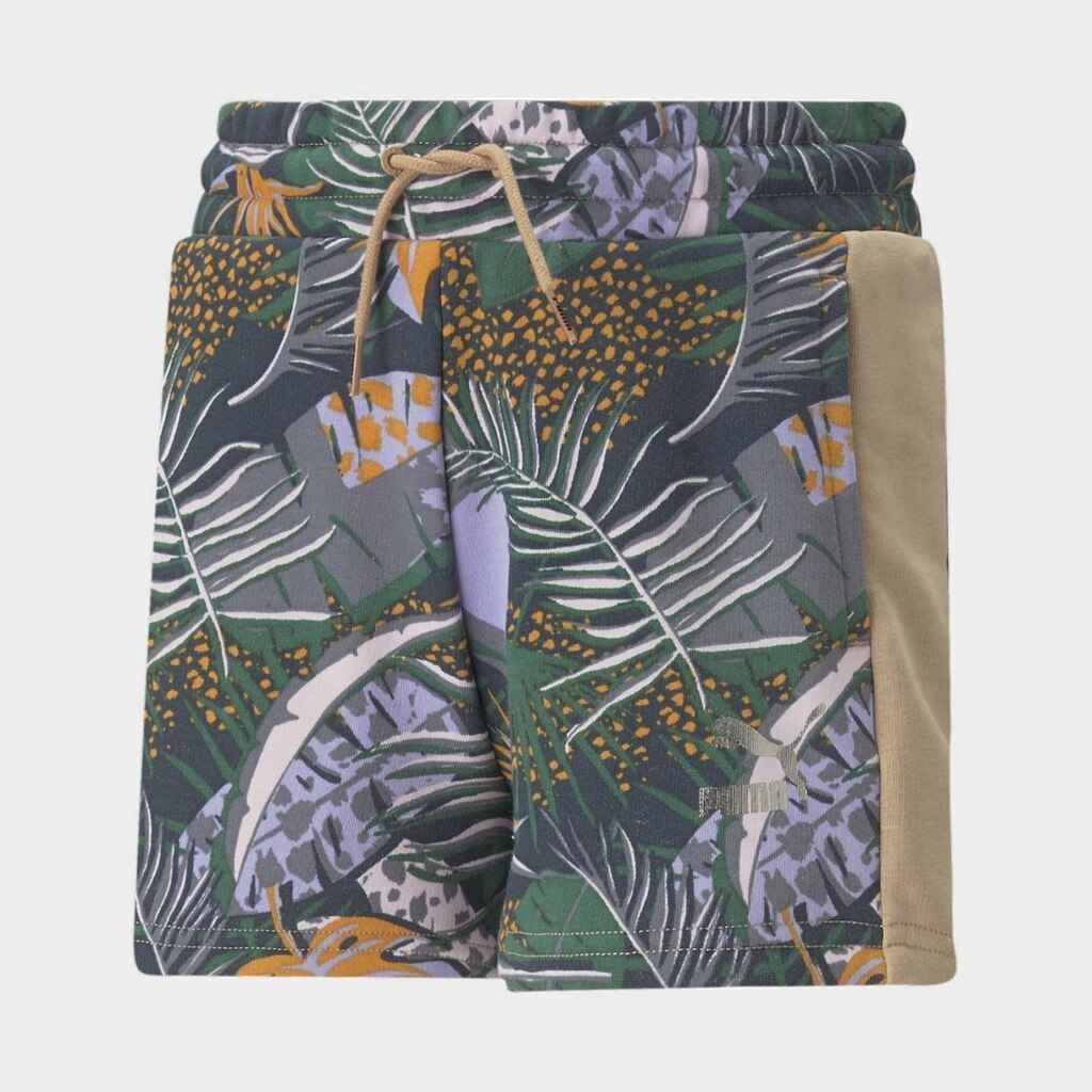 Short Infantil Puma T7 Vacay Queen Printed Terry Feminino