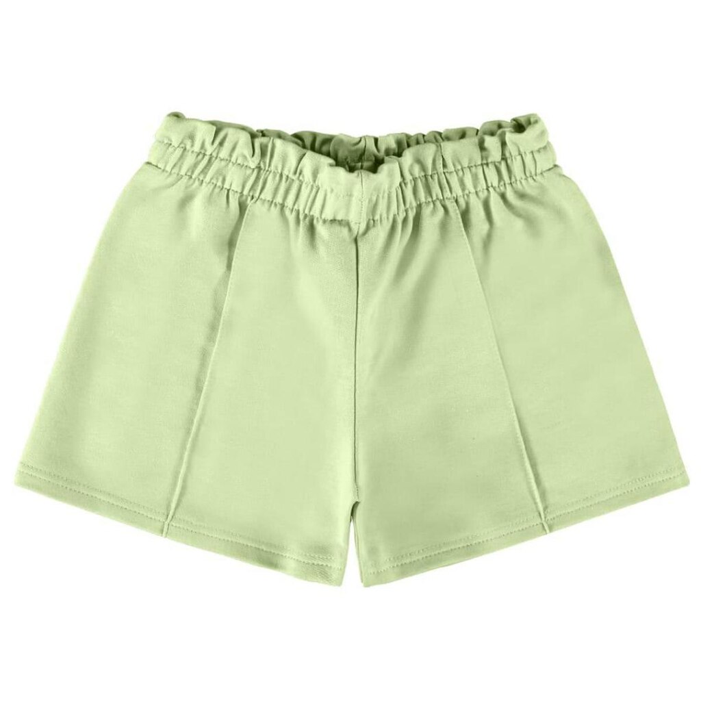 Short Infantil Verão Menina Moletinho Verde - Malwee