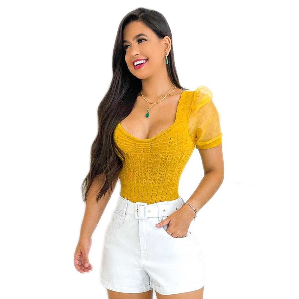 short jeans branco cintura alta