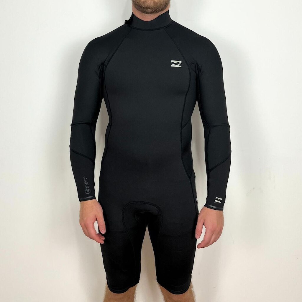 Short John Billabong Absolute 2/2mm Manga Longa Back Zip FL Spring