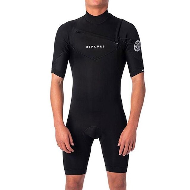 Short John Rip Curl Dawn Patrol 2/2 Chest Zip Pre Masculino