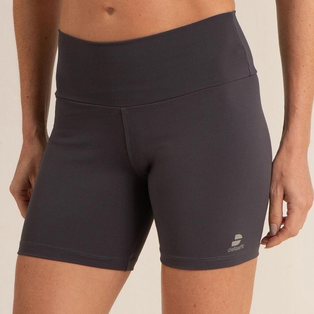Short Legging Poliamida Proteção UV Básica Lisa