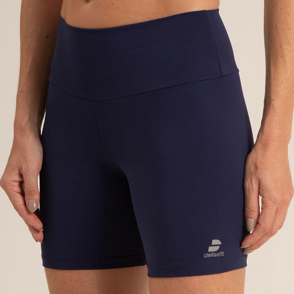 Short Legging Poliamida Proteção UV Básica Lisa