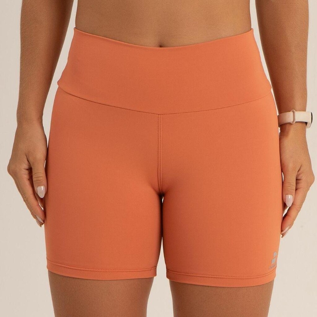 Short Legging Poliamida Proteção UV Básica Lisa