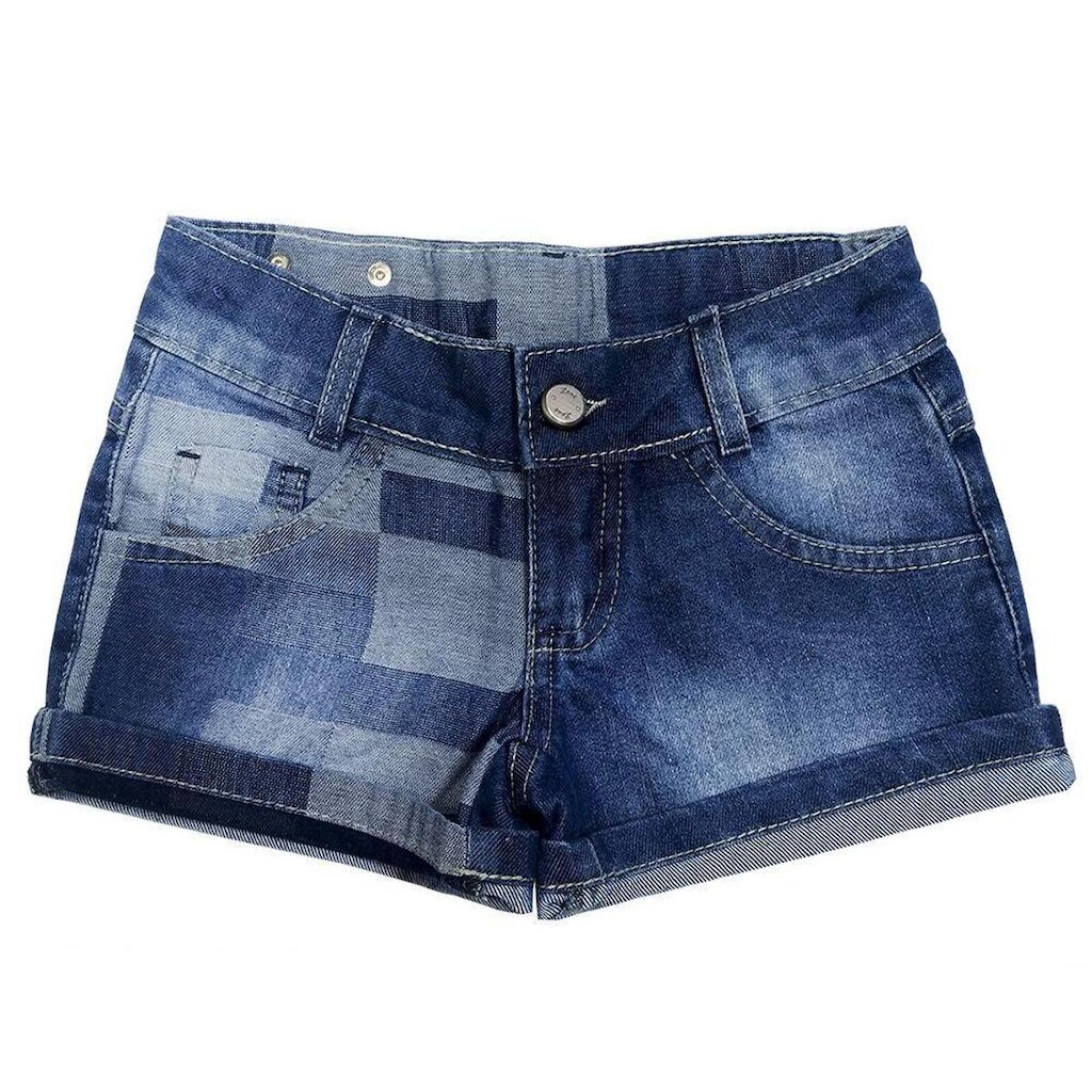 Short Look Jeans Barra Dobrada Jeans - 8 - UNICA