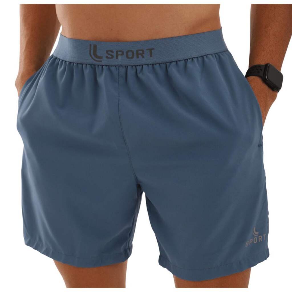 Short Lupo 76465-001 Fit Confort Bolso Com Ziper