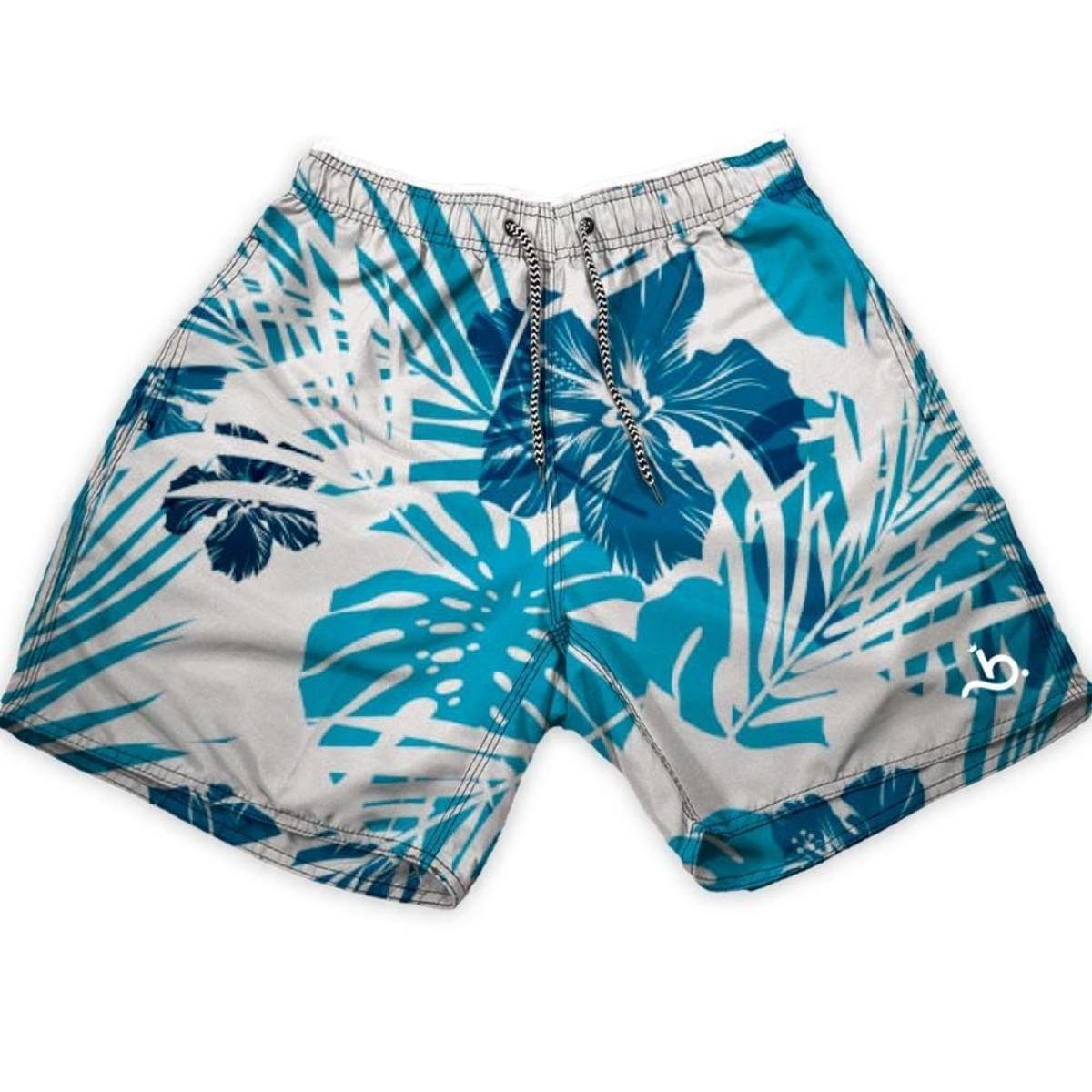 Short Masculino Estampado Florido Curto Praia Homem Brasil Menor preço em Short Masculino Estampado Florido Curto Praia Homem Brasil