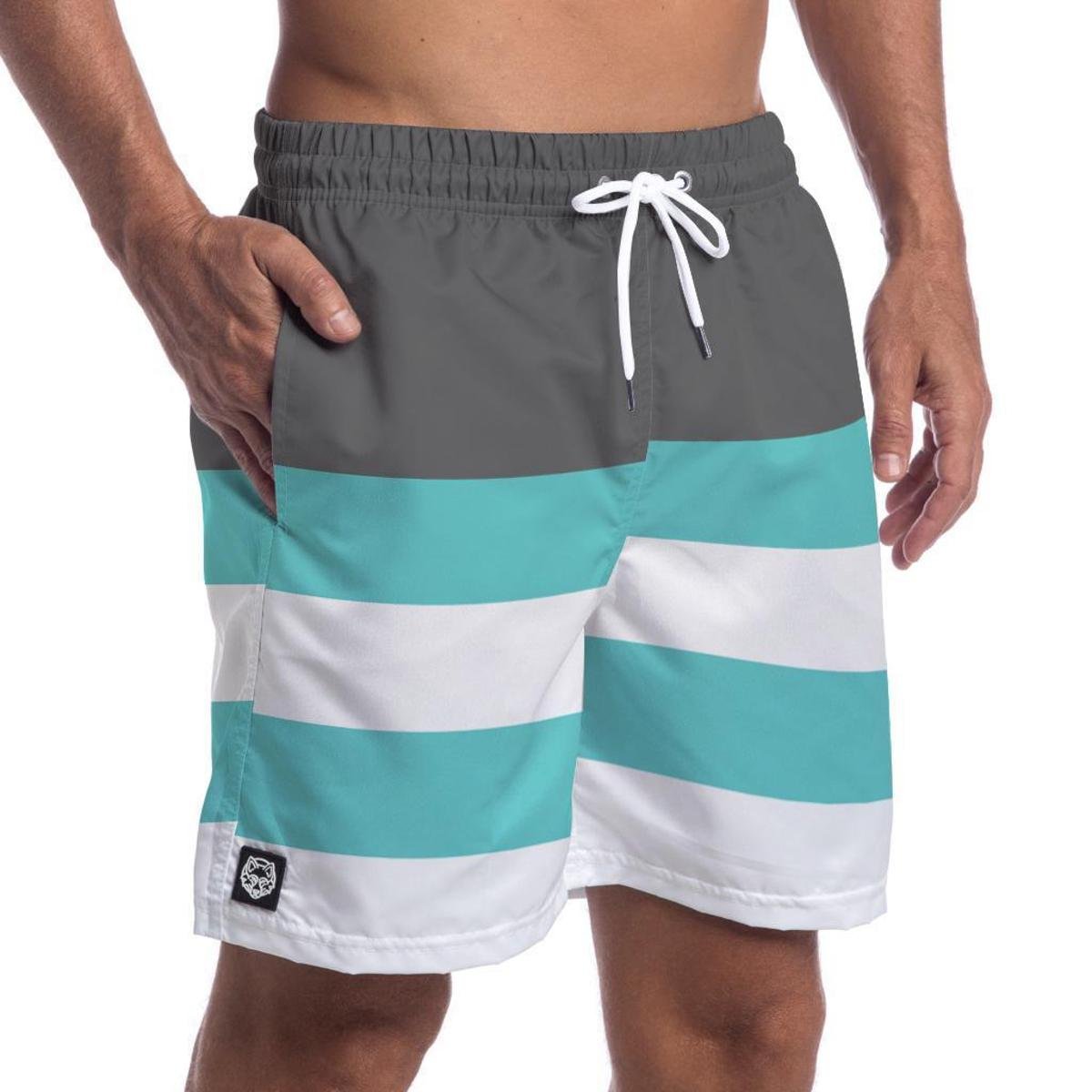 short praia masculino tamanho especial