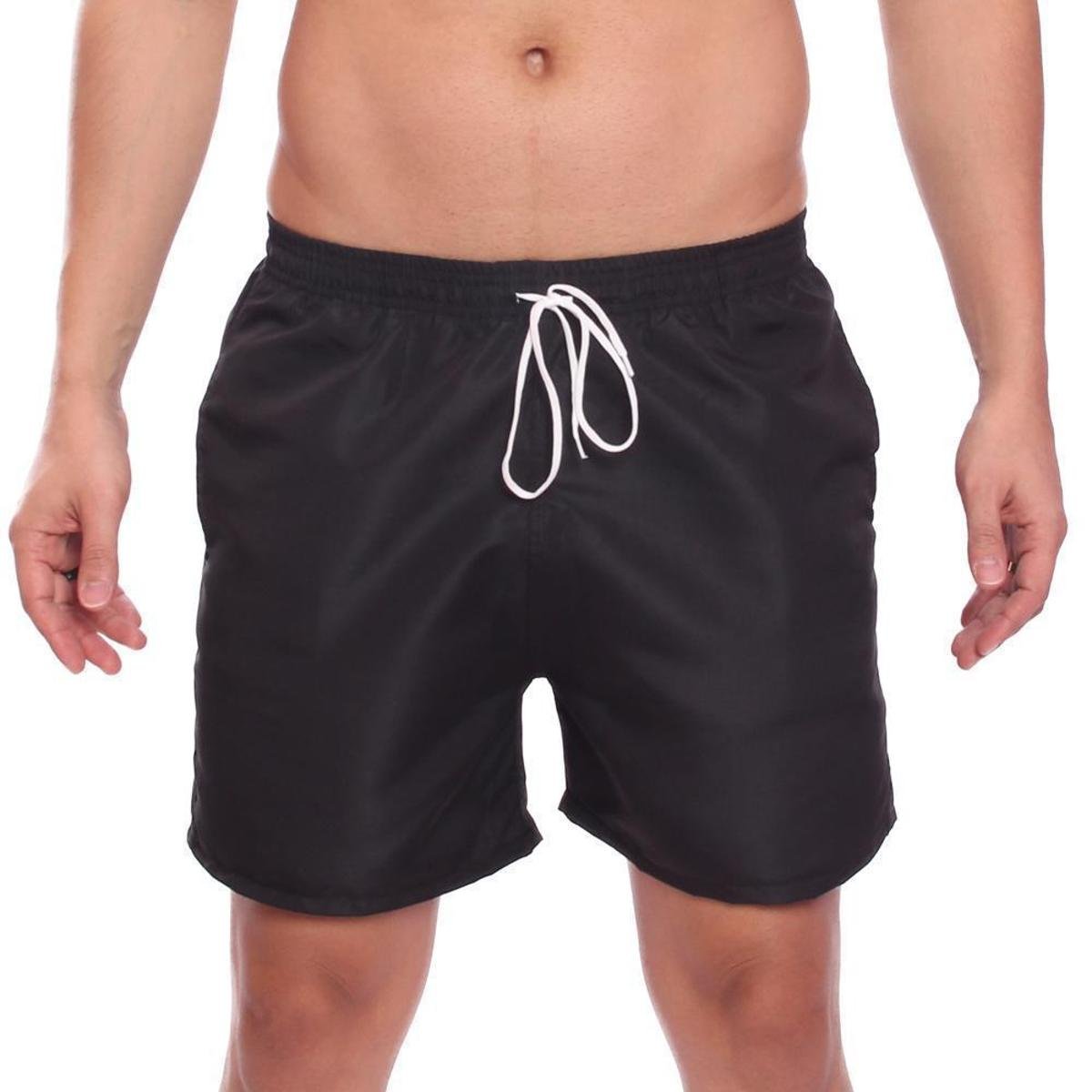 Short Masculino Liso Básico Bermuda Tactel Água Praia Treino Academia Corrida Menor preço em Short Masculino Liso Básico Bermuda Tactel Água Praia Treino Academia Corrida