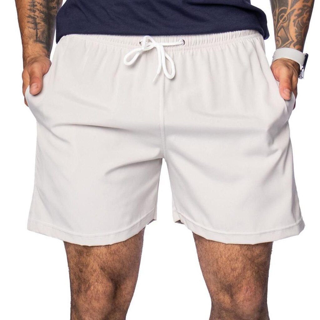 Short Masculino Marphin Estampa Ondas Musgo