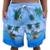 SHORT MASCULINO MICROFIBRA MAURICINHO ELASTICO GANGSTER - Azul