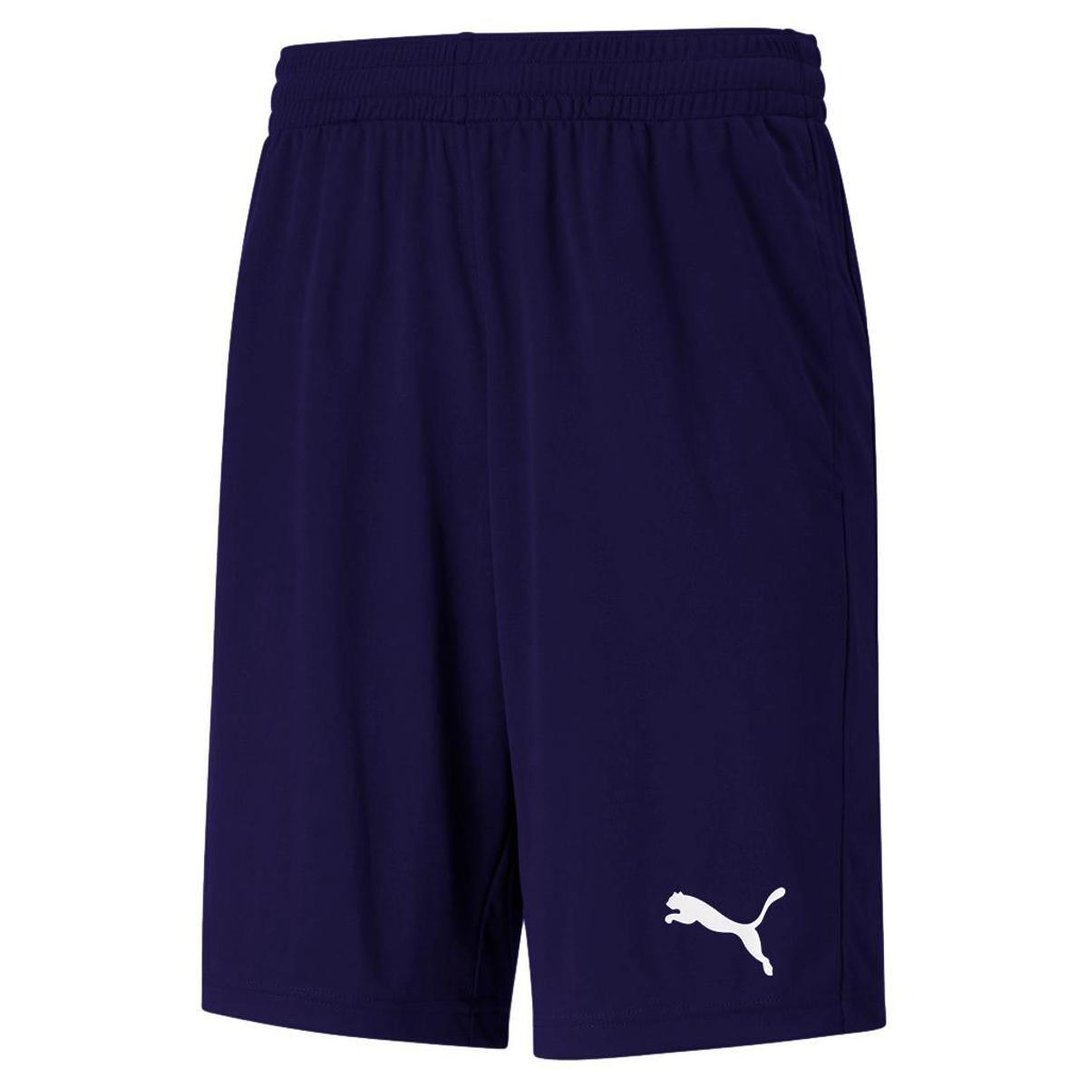 Short Masculino Puma ACTIVE INTERLOCK SHORTS 8 Azul Netshoes