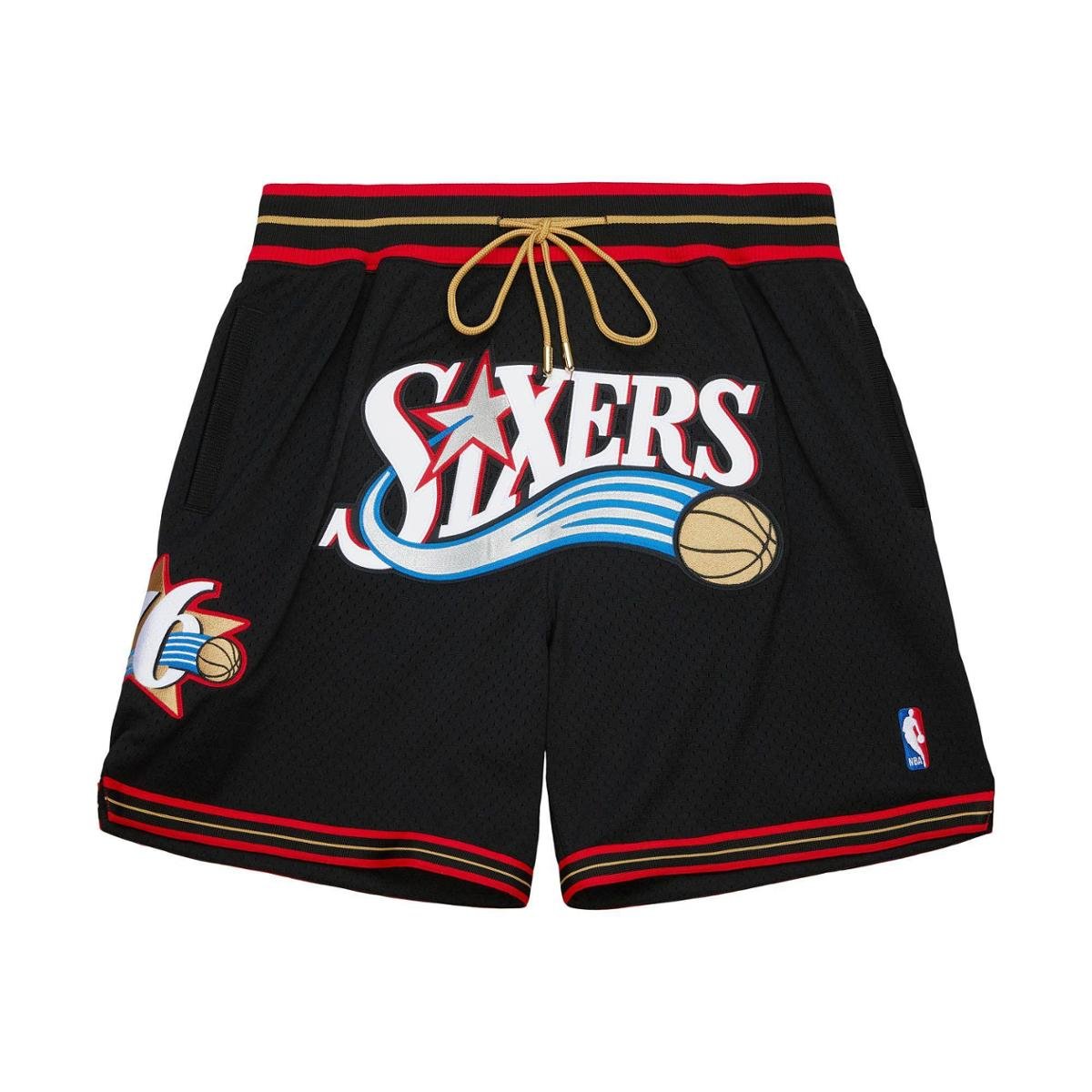 READYMADE × JUST DON basket shorts L Short Mitchell & Ness Just Don 7 Inch Philadelphia 76ers Masculino