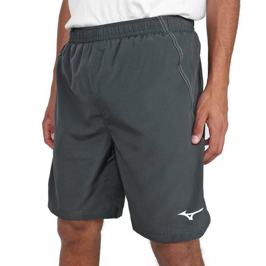 Short Mizuno Basic Focus Masculino - Cinza Menor preço em Short Mizuno Basic Focus Masculino - Cinza