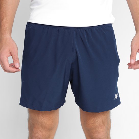 Short New Balance 5'' Accelerate Masculino - Marinho Menor preço em Short New Balance 5'' Accelerate Masculino - Marinho