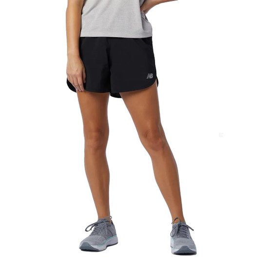 Short New Balance 5IN Accelerate - Preto Menor preço em Short New Balance 5IN Accelerate - Preto