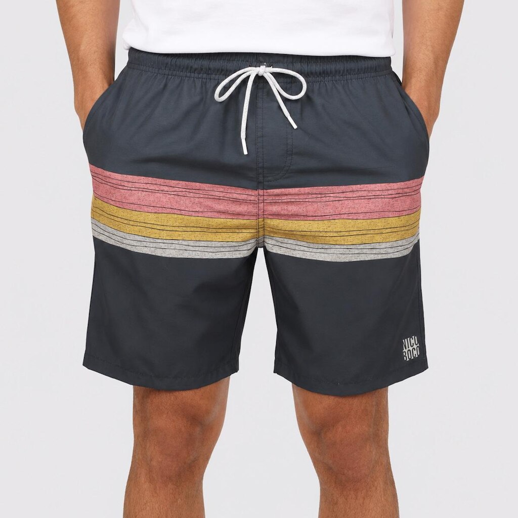 Short Nicoboco Volley Banks Rosa e Preto